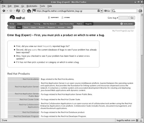 red hat bugzilla