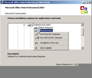 microsoft office visio 2003 installer