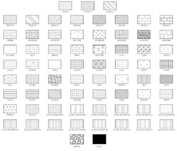 batt insulation hatch pattern autocad