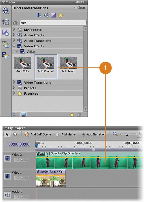 Applying Color and Contrast Effects to the Elf Clip Hollywood Special
