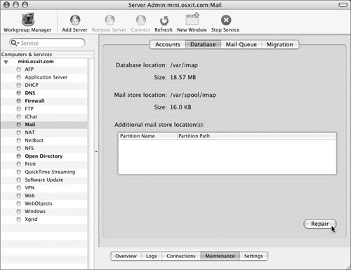 does airmail for mac support exchange server