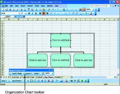 Organizational Chart Excel 2003
