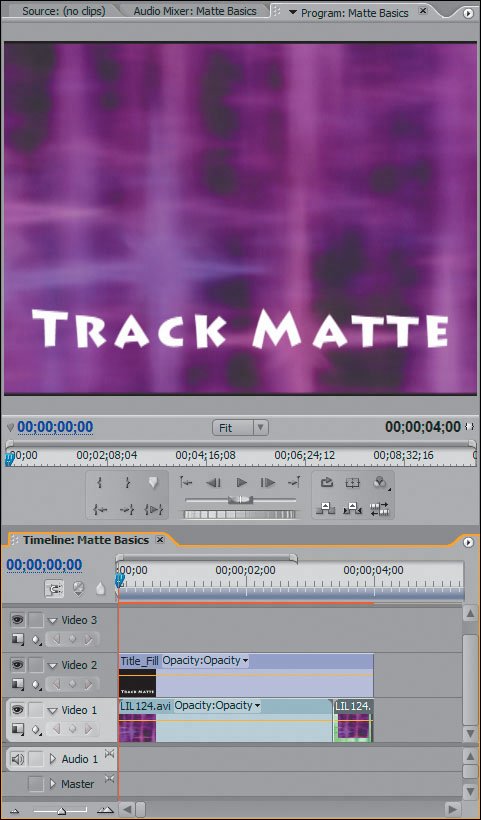 Track matte after effects как включить